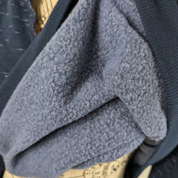 Womens Large V-Neck Sweater Stars Above Cozy Long Sleeve Baggy Comfy Crop - Picture 6 of 9